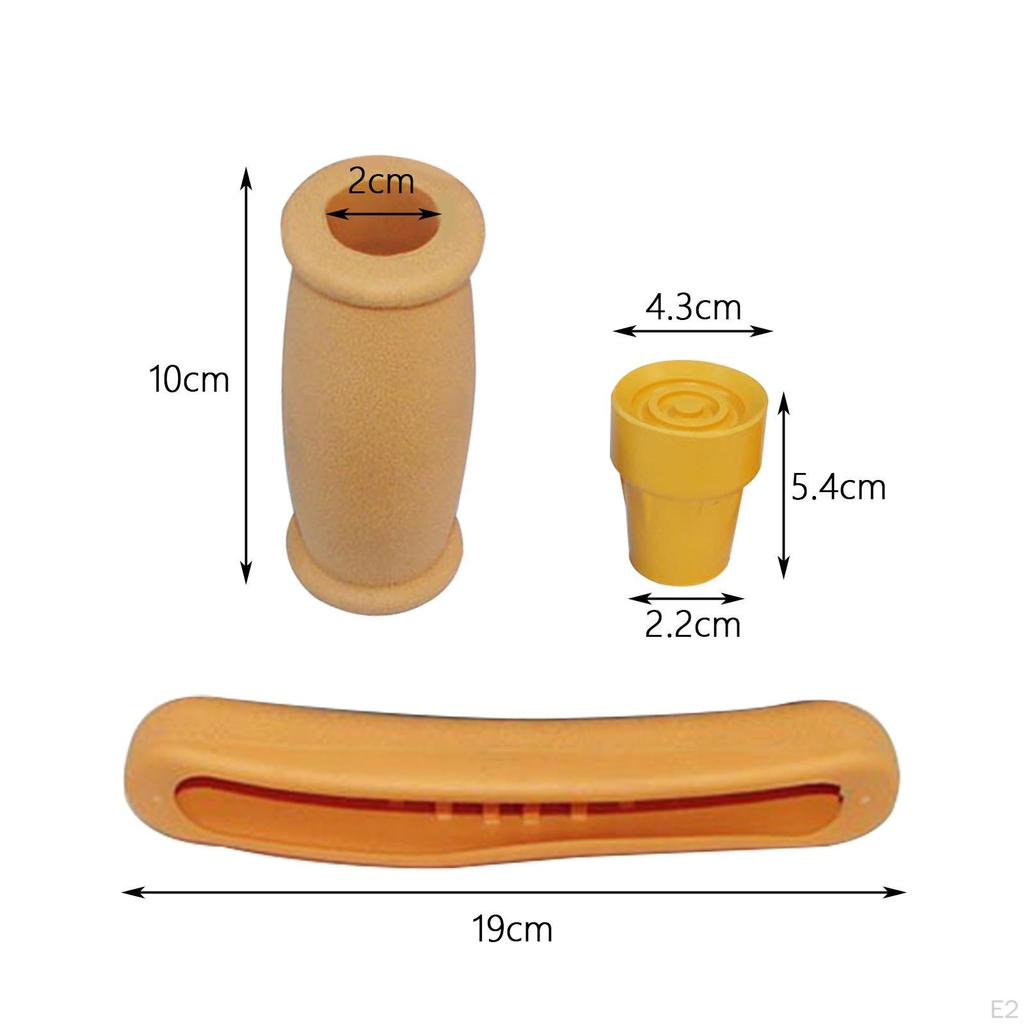 Сменные накладки на костыли, резиновые накладки. Ручка подходит для стандартных алюминиевых костылей.