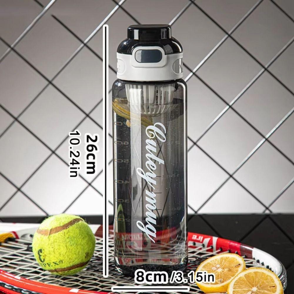 PP 1000ml Sports Water Bottle Large Capacity Outdoor Sports Kettle Colorful Plastic Cup School