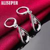 925 Sterling Silver AAA Zircon Water Drop/Rain Drop Earrings Jewelry