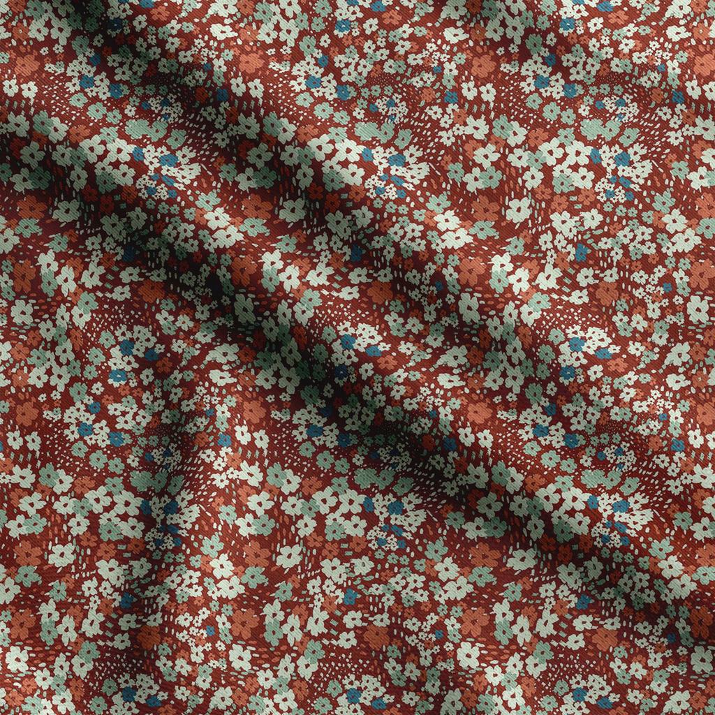 Soimoi Цветочный принт, хлопковый батист, ткань для квилтинга, продаваемая во дворе, хлопчатобумажная ткань средней плотности шириной 42 дюйма,