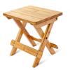 Складной табурет Rxakudedo, бамбуковый стул, уличный стул, деревянный табурет, удобный для переноски, рыболовный стул, легкий, прочный, компактный для кемпинга