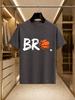2026 New Arrival 100 Cotton Tshirt Br Brush Letter Replace Basketball Dot Print Crew Neck Unisex Basketball Sports Loose Casual S