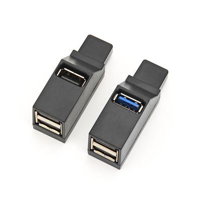 USB Разветвитель с 3 портами, подключаемый напрямую: 2.0 + 3.0 Портативный мини-хаб