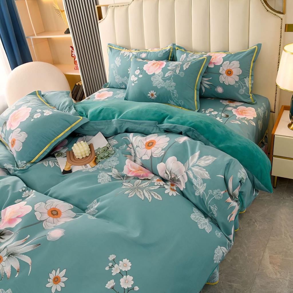 Пододеяльник из молочного бархата AB Зимний пододеяльник Утолщенный для сохранения тепла Однопредметный Односторонний Пододеяльник из молочного бархата Одеяло