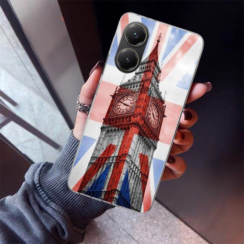 Union Jack England UK Flag Phone Case For Xiaomi Poco X5 X6 X7 Pro F7 Ultra M7 Redmi 15C 15 13C 13 12C 12 10 10C 10A 9 9C 9T 9A