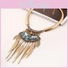 Retro Classic Gold Tassel Necklace Jewelry With Multilayer Chains Women For