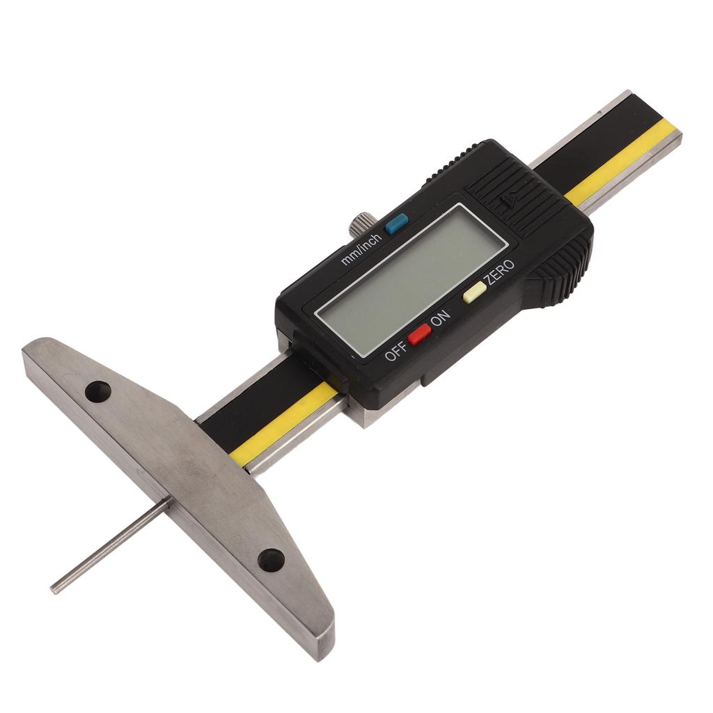 Цифровой ЖК-дисплей для измерения глубины протектора шин с преобразованием дюймов в мм, портативный для легковых автомобилей, грузовиков, внедорожников