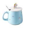 Cute Cartoon Hand-Painted Unicorn Ceramic Mug