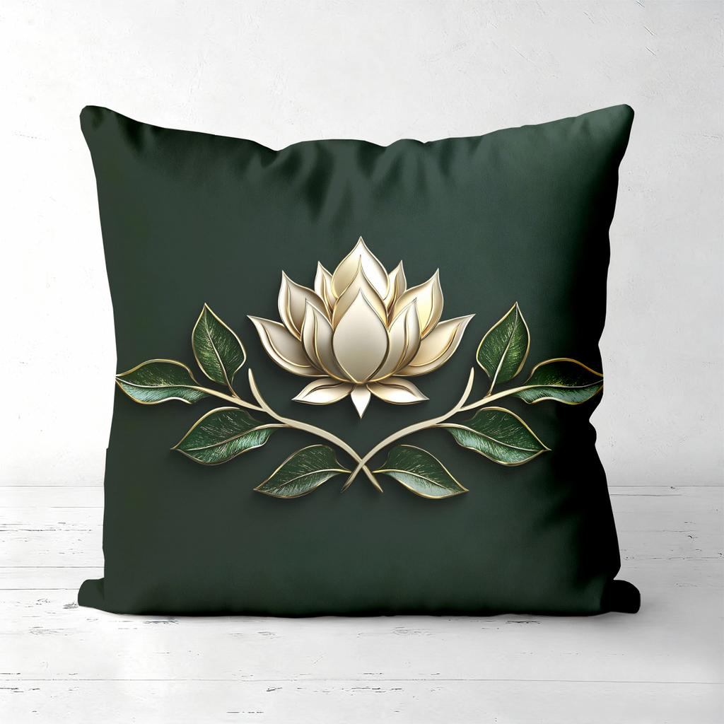 Floral Patterned Throw Pillows For Home Decor Polyester pillowcase, sofa decorative cushion cov Headboard Pillow