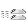 Multi-functional Furniture Corner Connectors  with Screws Fixed On Three Sides For Shelves Cabinets Furniture Connectors
