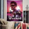 Рэпер The Weeknd Напечатанный Большой Настенный Гобелен Настенное Украшение Домашний Декор Покрывало