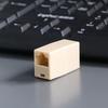 Cable adapter Ethernet Sockt CAT5 CAT6 RJ45 Extender Plug Dual Straight Head Network Cable Connectors Cable Joiner Coupler