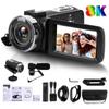 IBEAFILLY 8K 64MP Digital Camcorder Video Camera with 3" Screen 18X Zoom, WiFi, Night Vision
