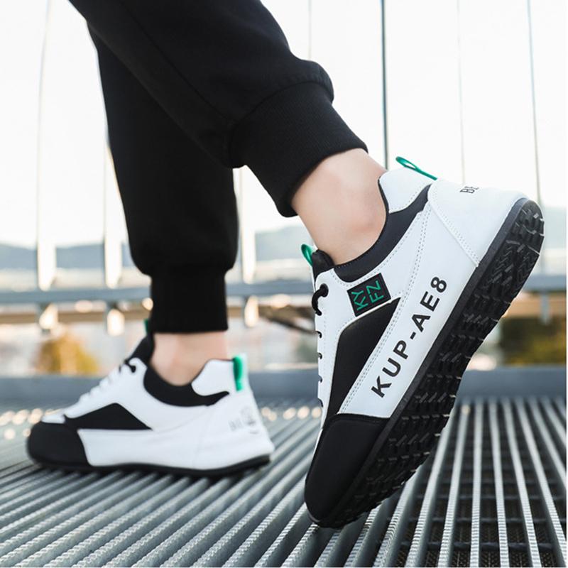 Модные мужские водонепроницаемые кроссовки из искусственной кожи, повседневная спортивная обувь, мужские легкие дышащие плоские нескользящие теннисные туфли, zapatillas hombre