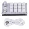 Mini USB Keypad 12 Key Multifunctional Shortcut Programmable Keyboard with 2 Knob for Gaming