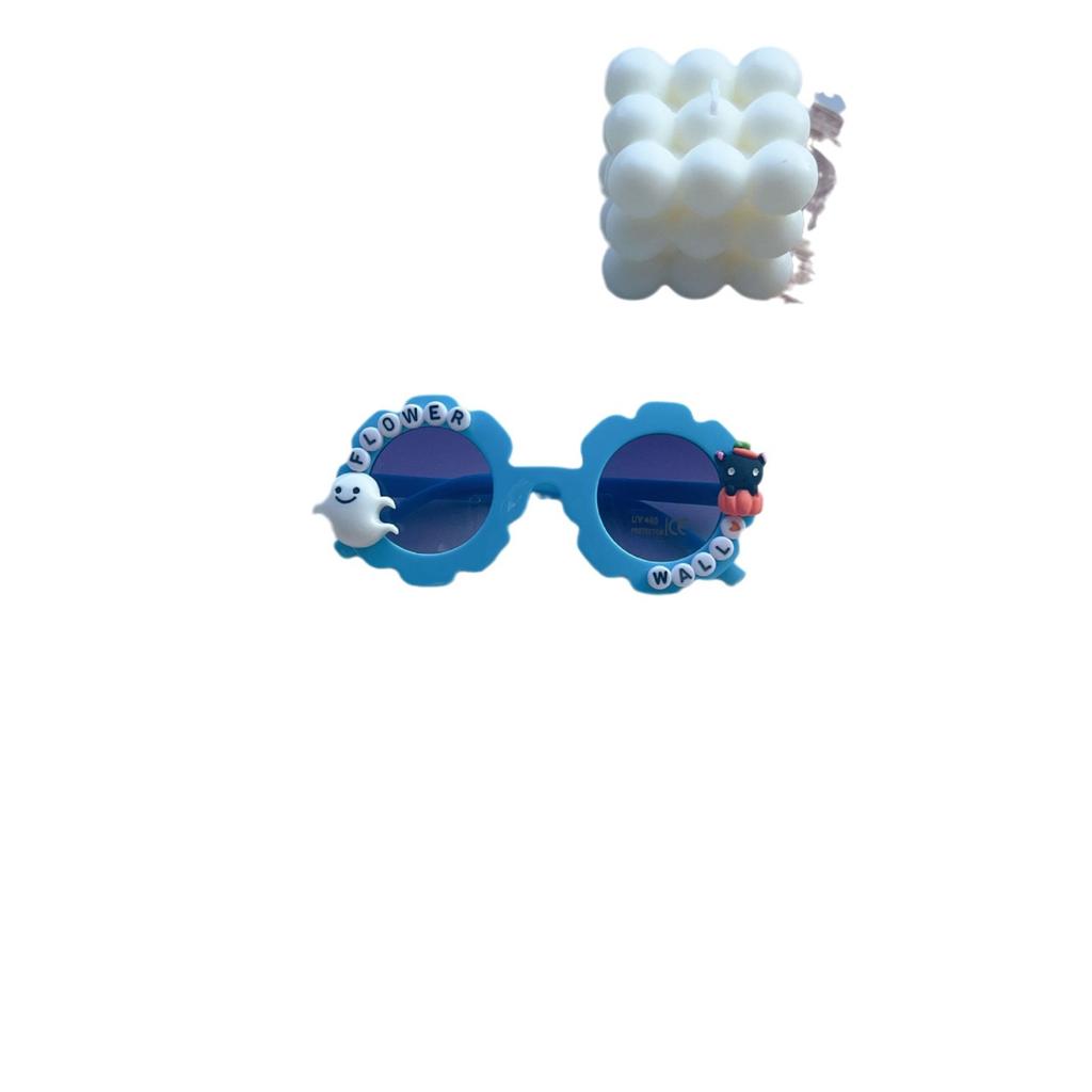 Модные детские солнцезащитные очки DIY милые аксессуары тыквенные детские очки универсальные солнцезащитные очки Tide