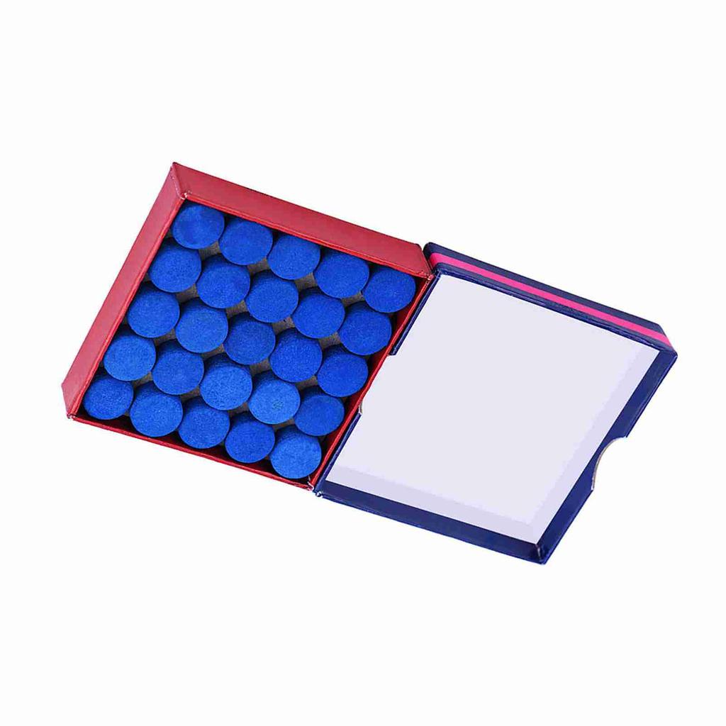 Лот из 50 шт. Синий клей на однослойных бильярдных бильярдных кий-наклейках 13 мм