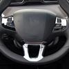 ABS Декоративная накладка на руль автомобиля, наклейка для Peugeot 2008 208 2014 2015 2016 2017 2018, аксессуары для интерьера