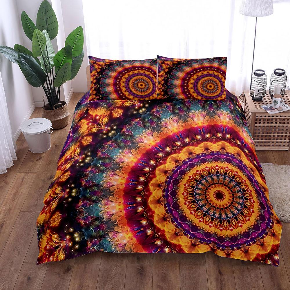 Комплект постельного белья для мальчиков в стиле барокко Mandala Vintage Mansion Duvet Cover Set King Queen Double Full Twin Single Size Boys