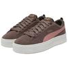 Puma Smash Platform Модные Универсальные Низкие Кроссовки Женские кроссовки Коричневые Розовые 366488-18