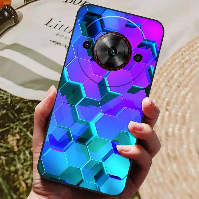 Для ZTE Blade A75 5G Чехол Крутой Расписной Силиконовый ТПУ Мягкий Чехол для ZTE Blade A75 5G Чехлы Черный Защитный Чехол для Телефона A 75 5G