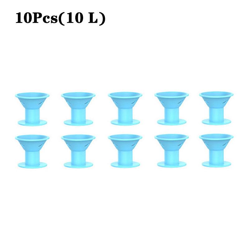 10 шт., мягкие резиновые силиконовые термобигуди для завивки волос, заколки для волос без нагрева, кудри для волос, инструменты для самостоятельной укладки волос для девочек