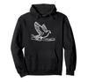 Line Art Bird/Ornithologist Ruddy Ground Dove Hoodie