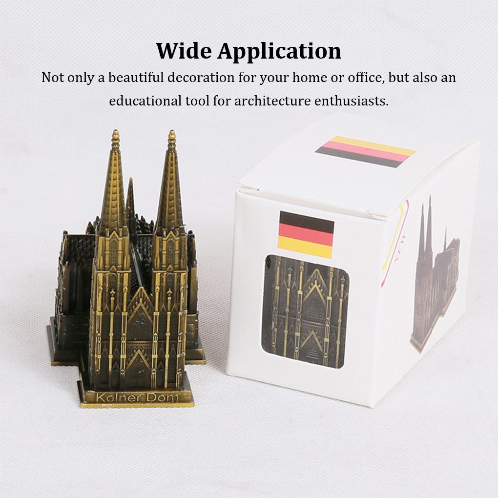 Compact And Easy To Carry Cologne Cathedral Model Ornament For On Go Wide Application Modern Gift
