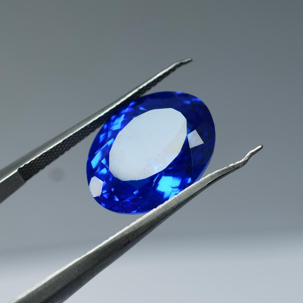 9 Ct Natural Blue Tanzanite Oval Shape Gemstone CERTIFIED Ideal For Gift