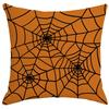 New Halloween Decoration Home Flax Pillow Cover Funny Pumpkin Head Sofa Pillow Cover