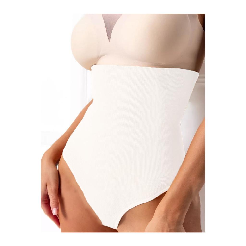 Модель Лорика с высокой талией и бесшовным узором, укрепляющие трусики-стринги, спортивный корсет черного цвета