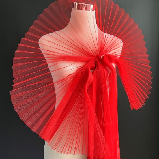 Оборки из кружева, плиссированная сетчатая ткань, отделка из органзы, оборки из шифона, тюль, кружевная кайма для шитья, отделка свадебного платья, рукоделие