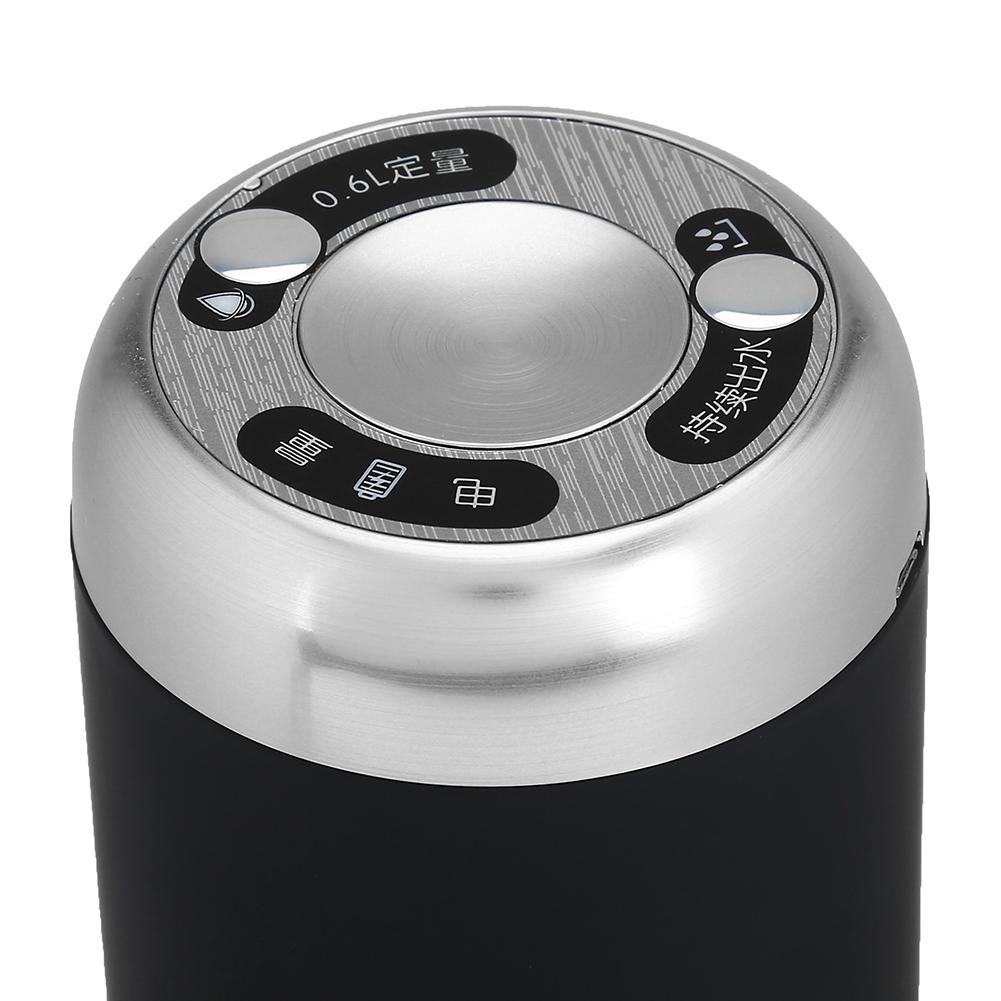 Беспроводной USB перезаряжаемый электрический автоматический насос для питьевой воды, умный диспенсер, черный