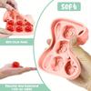 Rose Shape Ice Cube Tray - Food - Grade Silicone, Suitable for Freezer Drinks, Kitchen Accessories & Apartment Essentials
