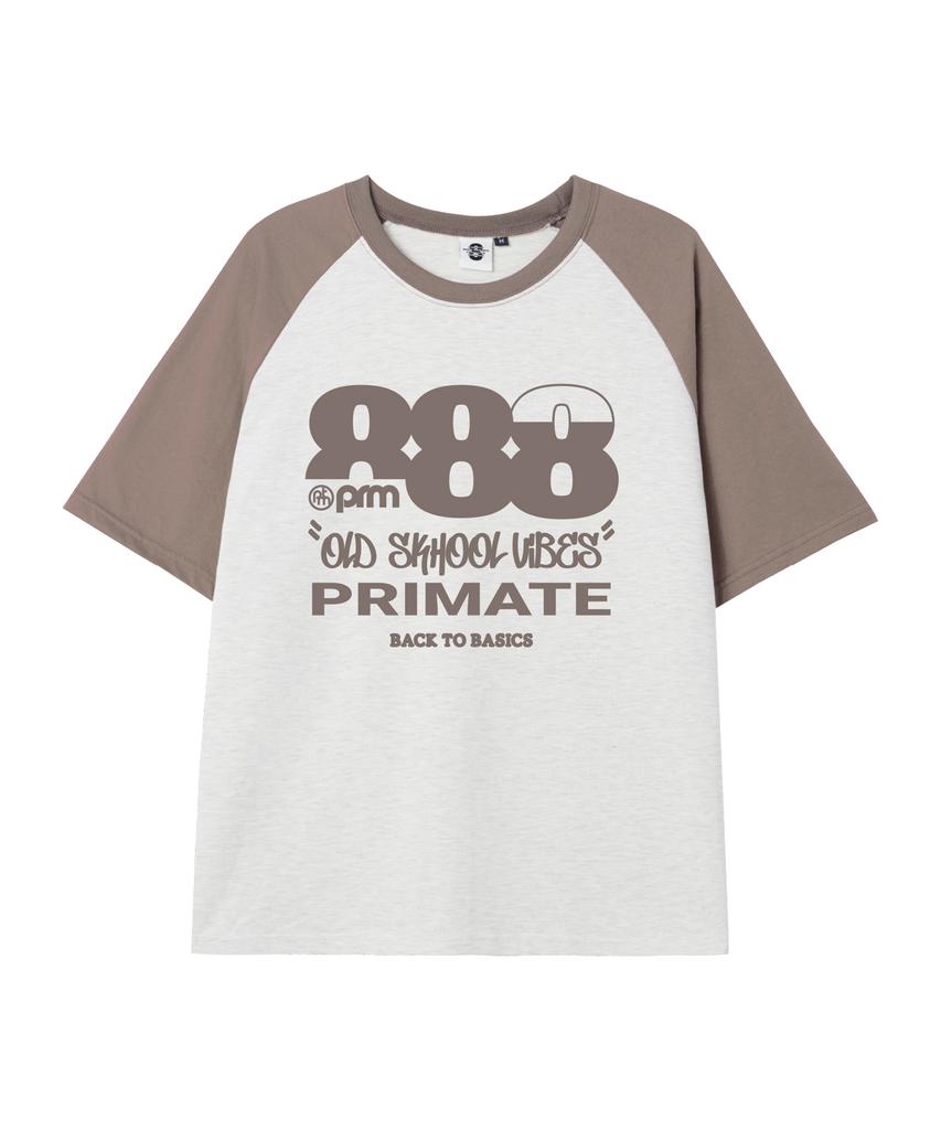 PRIMATE Vibes Oversized Raglan Short Sleeve T-Shirt 5 Colors
