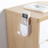 Plug Holder Remote Control Organizer Adhesive Hanger Air Conditioner Storage Box Fixed On Wall