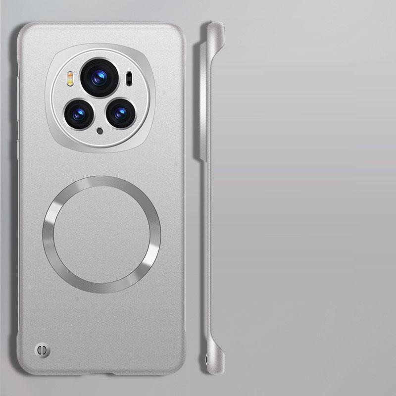 Безрамный матовый чехол для телефона Huawei Honor 200 Pro с беспроводной зарядкой Magsafe для Magsafe Магнитный чехол для Honor 100 200 Pro Capa Borderless Cover