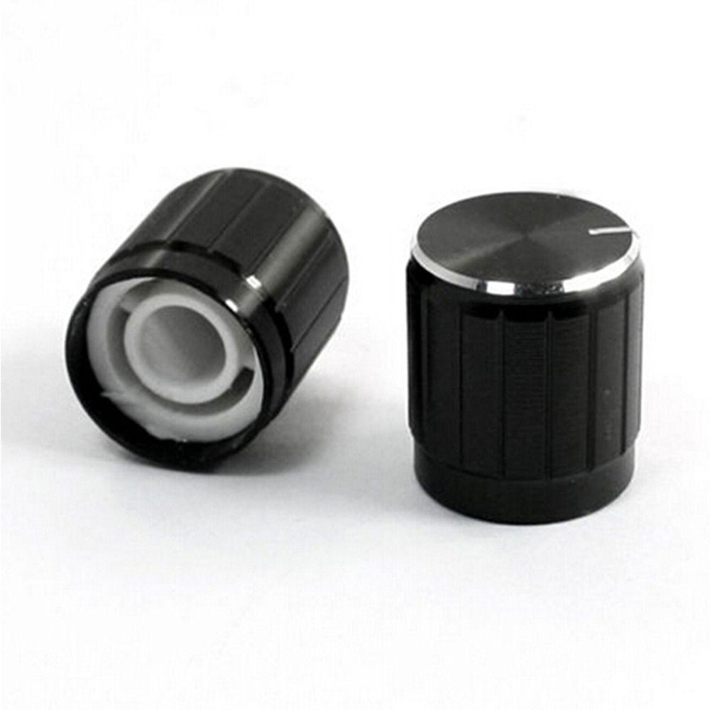 Practical Aluminum Zinc Zinc Alloy Black Volume Control Rotary Knob Rotary Switch For Potentiometer Knob