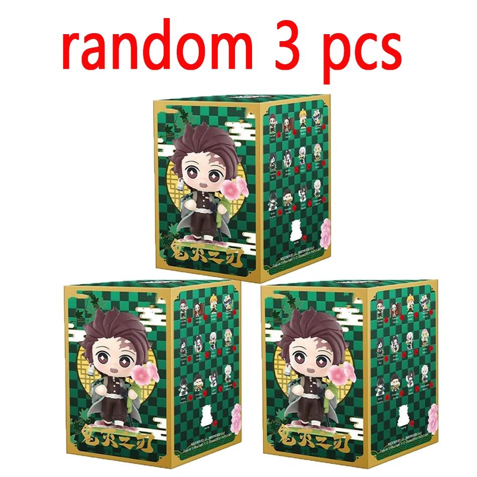 Demon Slayer Tanjiro Kamado Nezuko anime cartoon figure blind box creative personalized statue model ornament surprise gift box
