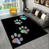 Подошва для домашних животных, 3D-коврик, большой ковер, ковер для гостиной, спальни, дивана, коврик для украшения, детский нескользящий напольный коврик