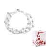 Серебряный браслет 925 Цепи Snake Balls B03