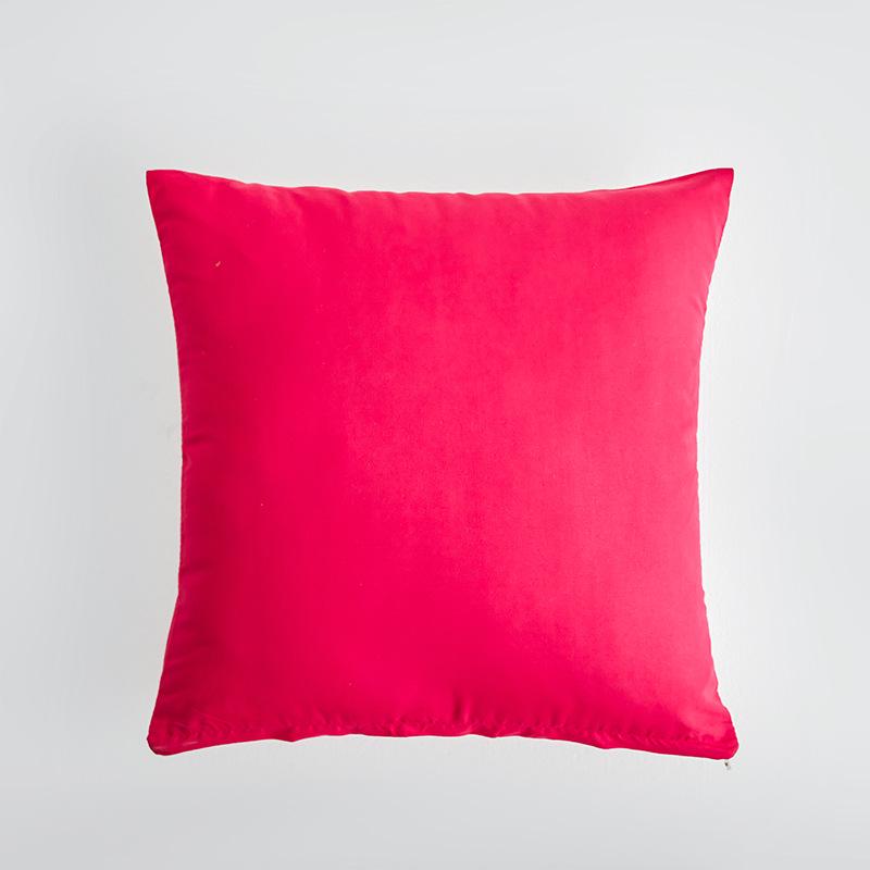 Однотонный отшлифованный чехол для подушки для диванов и гостиных