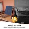 Vinyl Record Storage Holder Adjustable Solid Wood Record Stand for Albums 50 75 LP Vinyl Rack Organizer Record Display