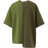 ONITSUKA TIGER Футболка с рисунком, круглая горловина, удобная повседневная футболка с коротким рукавом, унисекс, топы, темно-зеленый хаки 2183B386-300