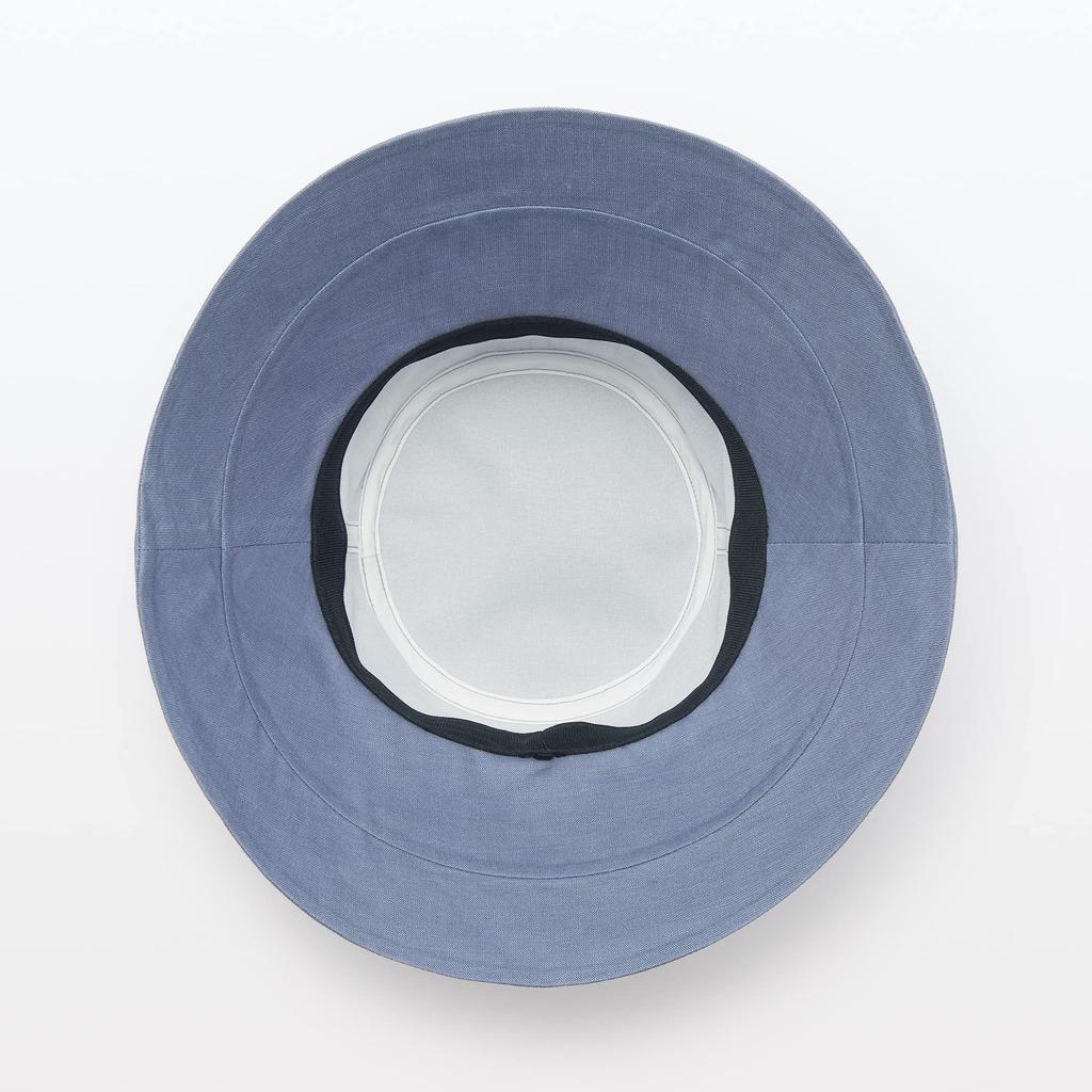 MUJI UV Protection Lyocell Linen Мойва DBA36A3S Дымчато-голубой 55-57.5 см