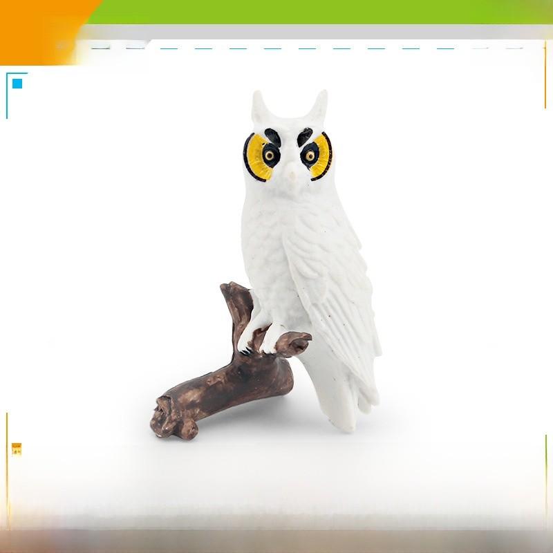 Коллекция ПВХ моделей птиц и животных с сорокой, попугаями и совой для ландшафтного дизайна сада и домашнего декора