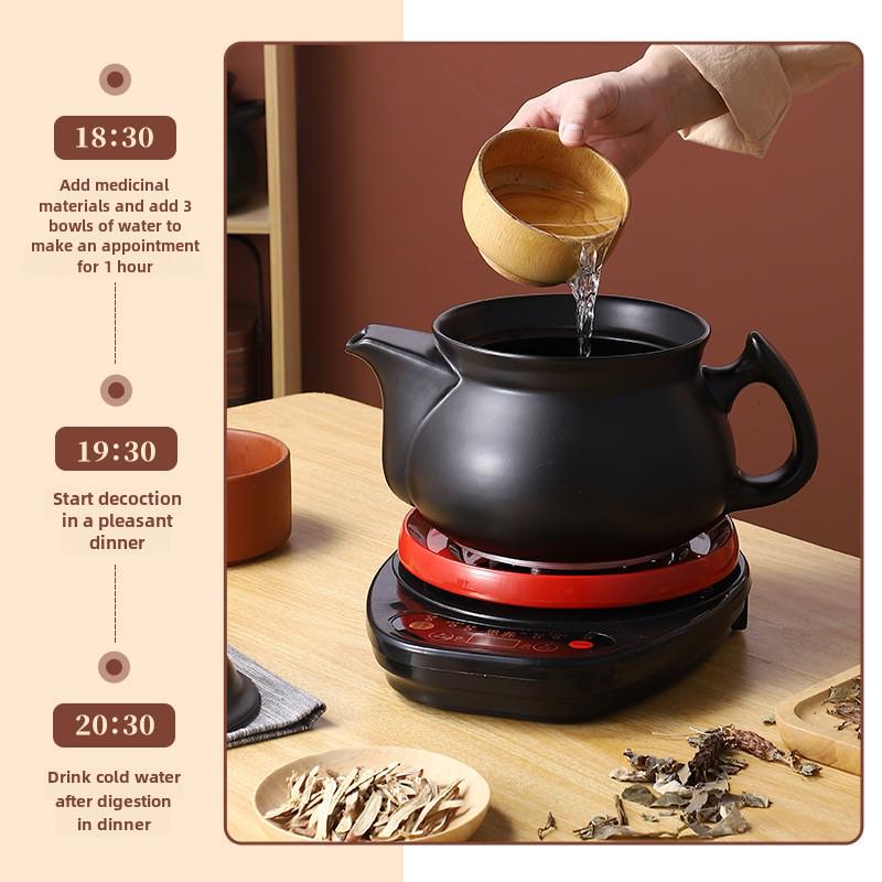 Электрический керамический чайник большой емкости 110 В - автоматический чайник для здоровья китайской медицины