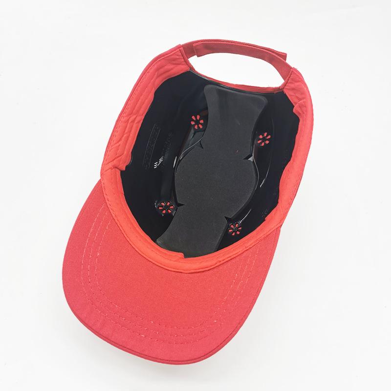 Construction Safety Anti-Collision Helmet: ABS Inner Shell Breathable Baseball Cap Design
