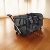 Large Capacity Foldable Pet Travel Trolley - Portable, Breathable Cat Carrier