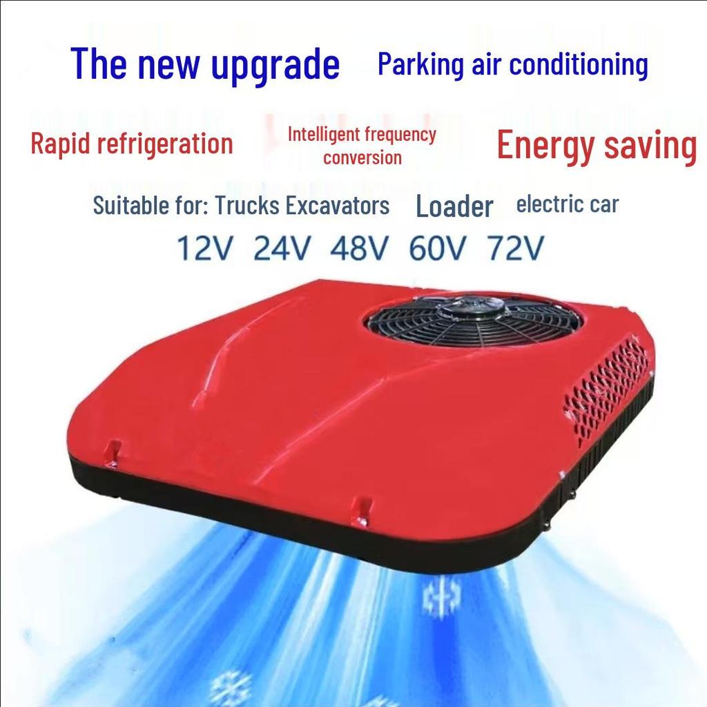 Smart Top-Mounted Inverter Air Conditioner for 12V/24V RVs and Light Trucks